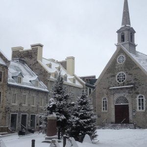 Église enneigé